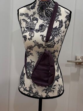 AmeriBag Healthy Back Bag Mini Purple Nylon Crossbody Travel Bag